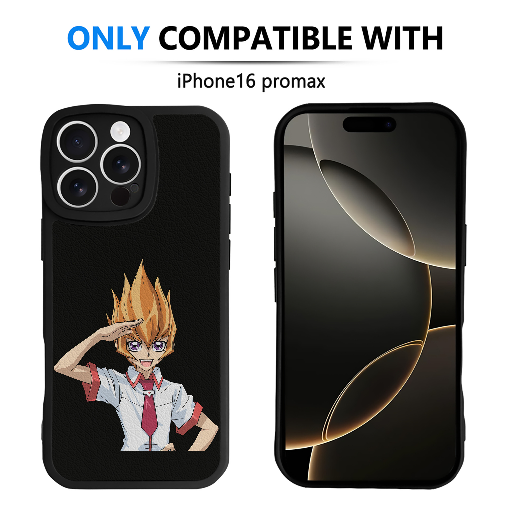 遊☆戯☆王 Yu-Gi-Oh! 【iPhone 16シリーズ対応】シリコンスマホケース（レザー調） 材質：シリコン